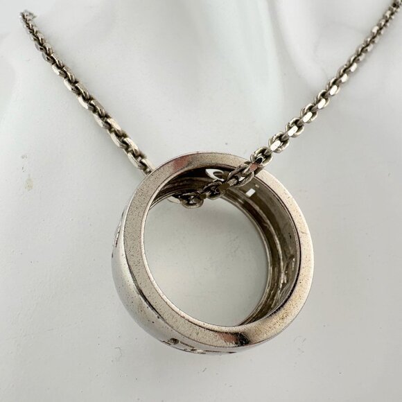 Dolce and Gabanna Cut Out DG Ring with Necklace - Picture 11 of 14